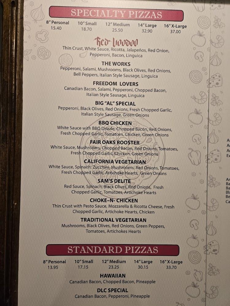 Del's Family Pizza Menu image 2